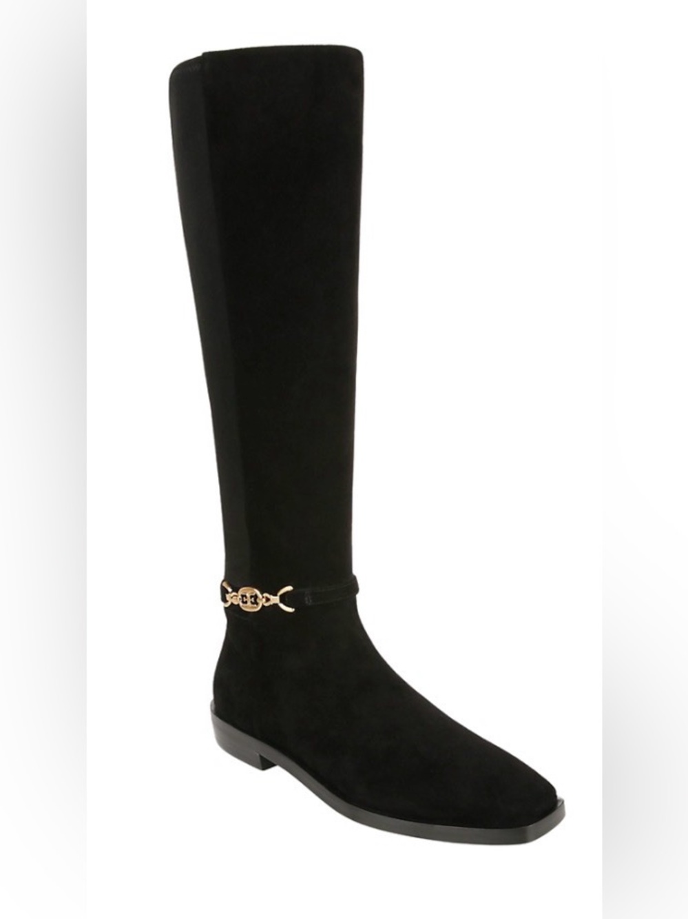 SAM EDELMAN Clive Tall Suede Dress Boots. NWT